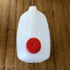 Craft Pantry 5 Litre Translucent HDPE Bottle Top Profile Red Cap