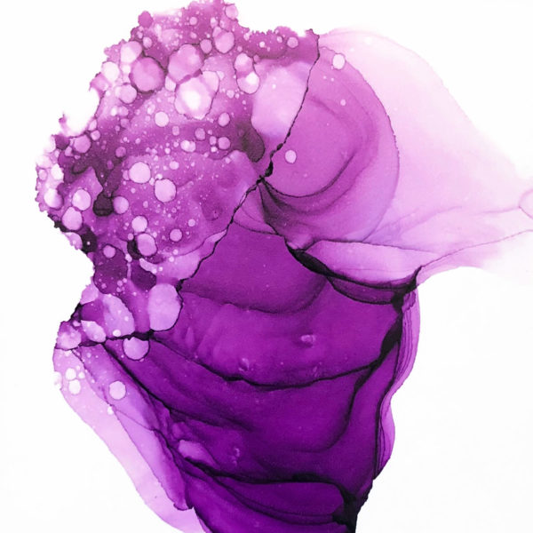 Boysenberry Alcohol Ink Colour Swatch