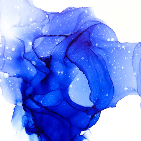 Cobalt Alcohol Ink Colour Swatch