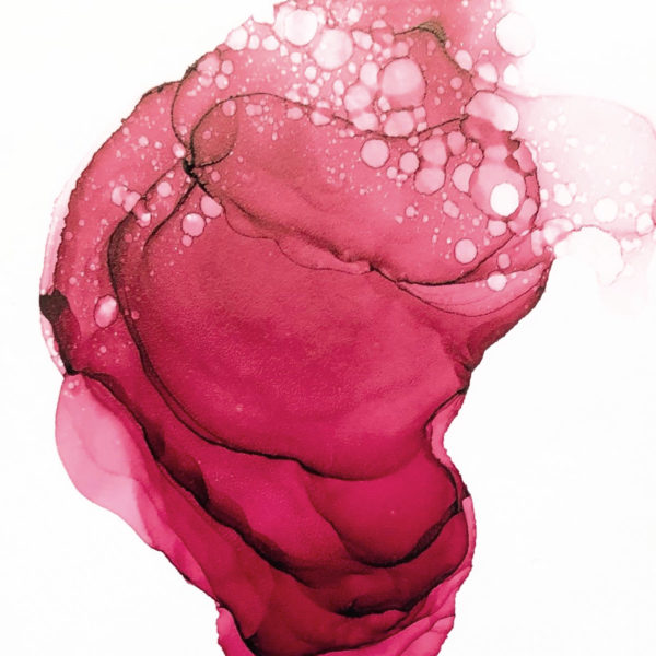 Cranberry Alcohol Ink Colour Swatch