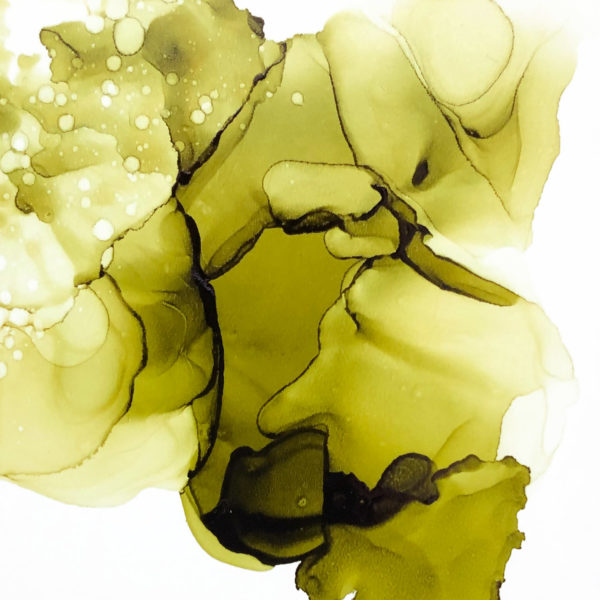 Lettuce Alcohol Ink Colour Swatch