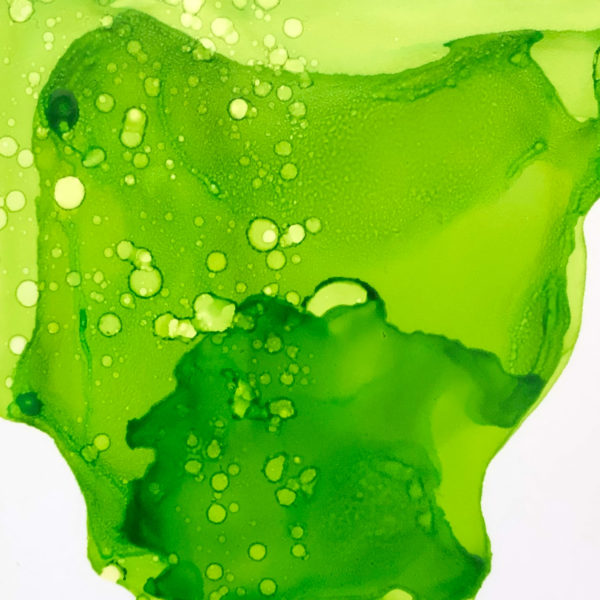 Limeade Alcohol Ink Colour Swatch