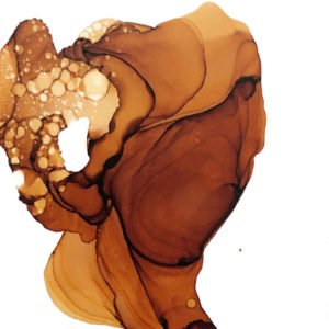 Sepia Alcohol Ink Colour Swatch