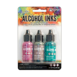 Tim Holtz Alcohol Ink Raspberry Pebble Clover